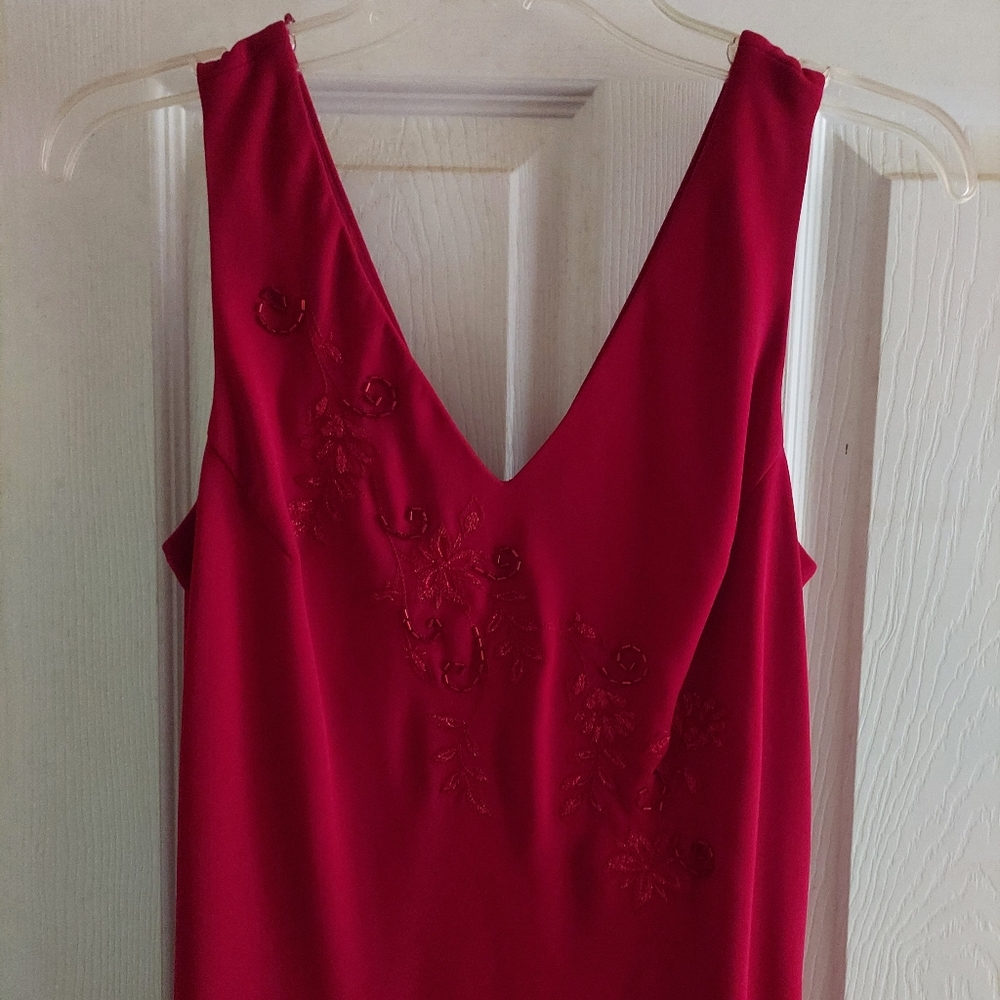 vintage Amanda Smith dress w floral details size 8
